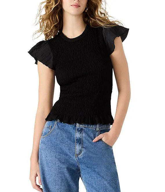 Steve Madden: Cecilie Top in Black