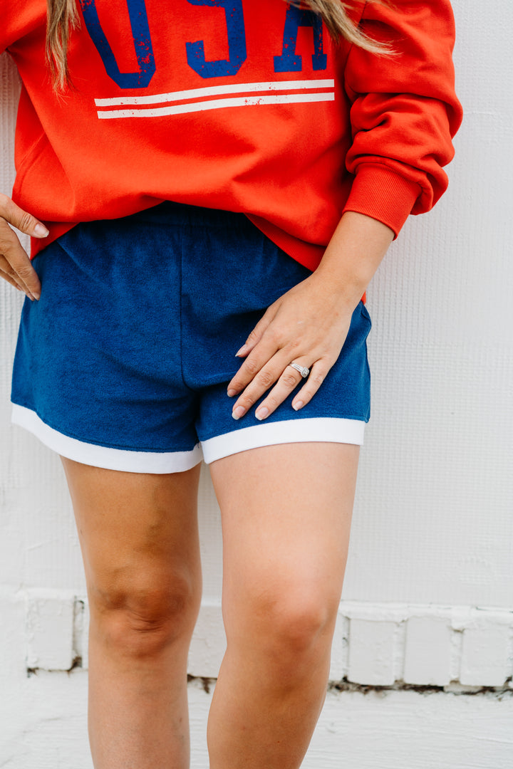 Z Supply: Soyer Terry Short in Yacht Blue