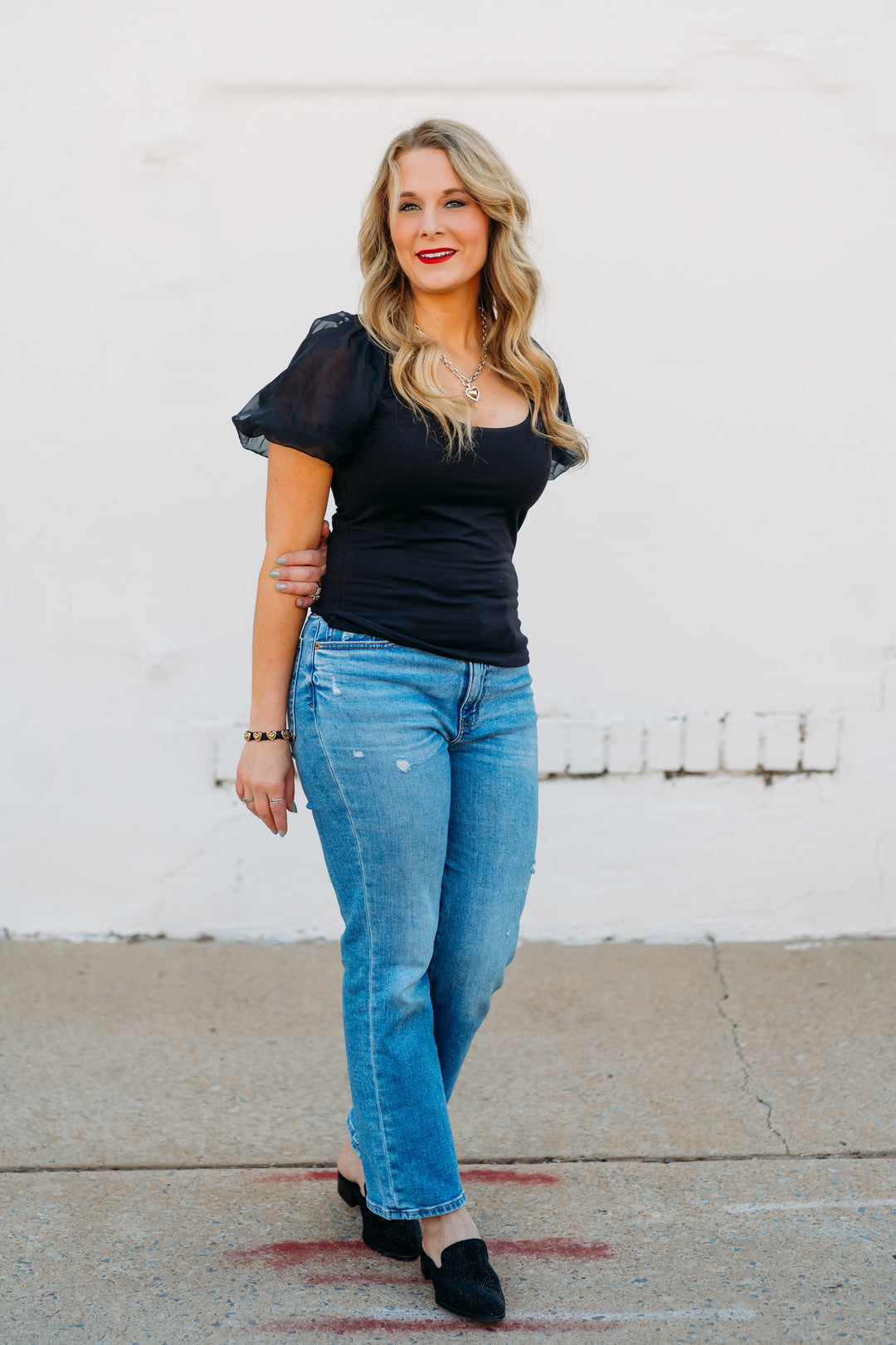 Steve Madden: Pamelia Top in Black BO305256