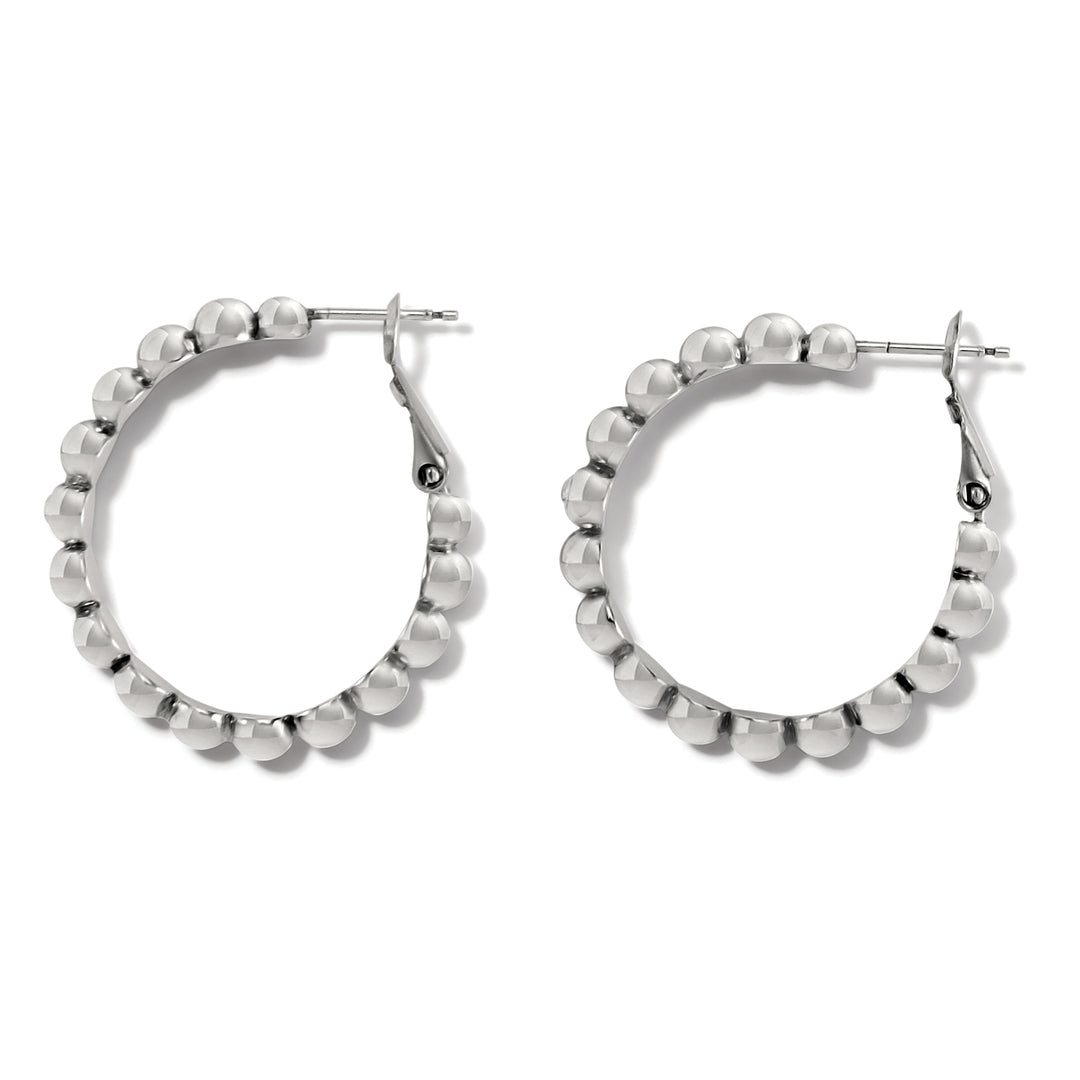 Brighton: Twinkle Granulation Medium Hoop Earrings