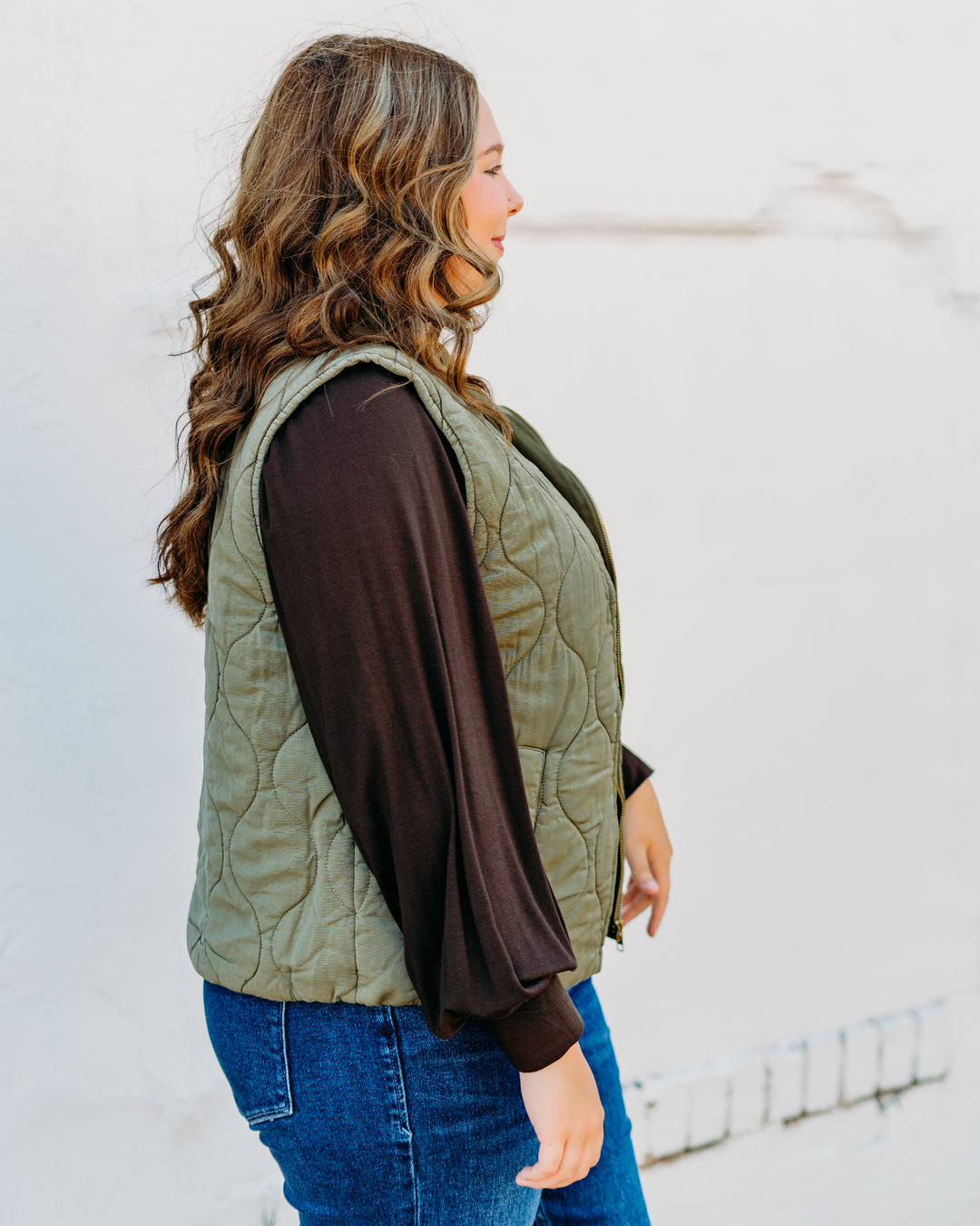 Dear John: Hadley Vest in Vetiver