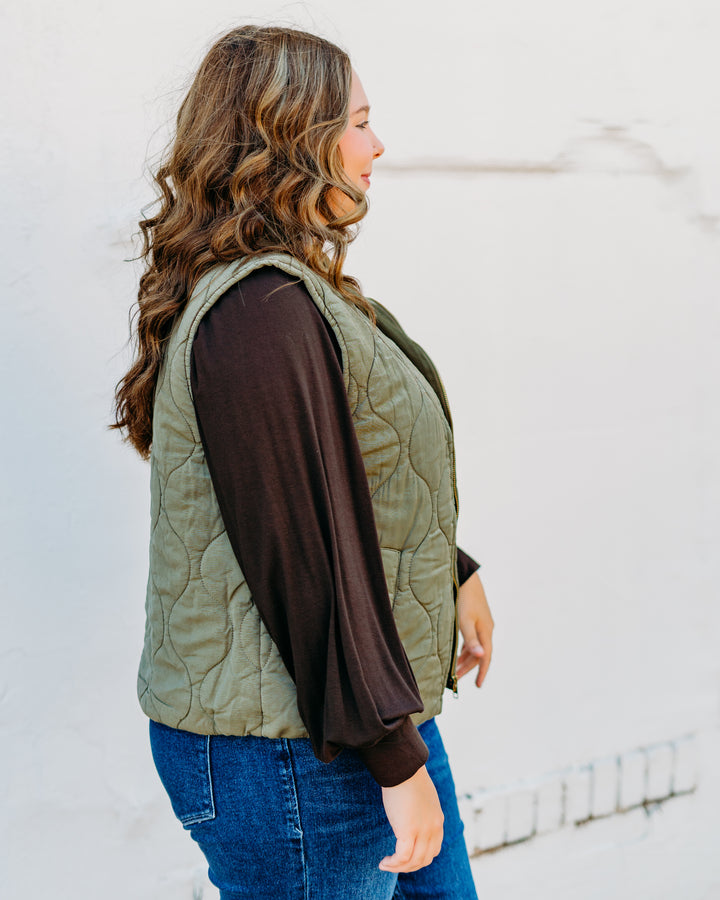 Dear John: Hadley Vest in Vetiver