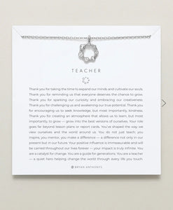 Bryan Anthonys: Teacher Necklace in Silver