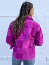 Load image into Gallery viewer, Ivy Jane: Patch Corduroy Jacket in Berry 121159
