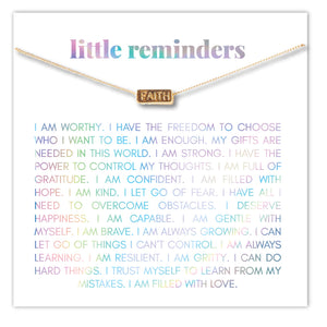 Lenny & Eva: Little Reminders Necklace - Faith