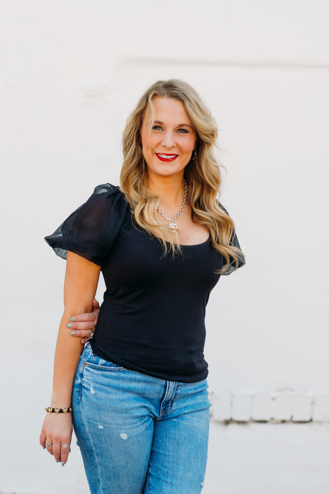 Steve Madden: Pamelia Top in Black BO305256