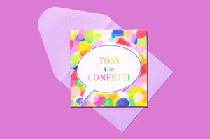 Taylor Elliott Designs: Toss The Confetti Enclosure Card