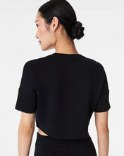 Load image into Gallery viewer, Spanx: AirEssentials Pocket Tee in Very Black 50563R
