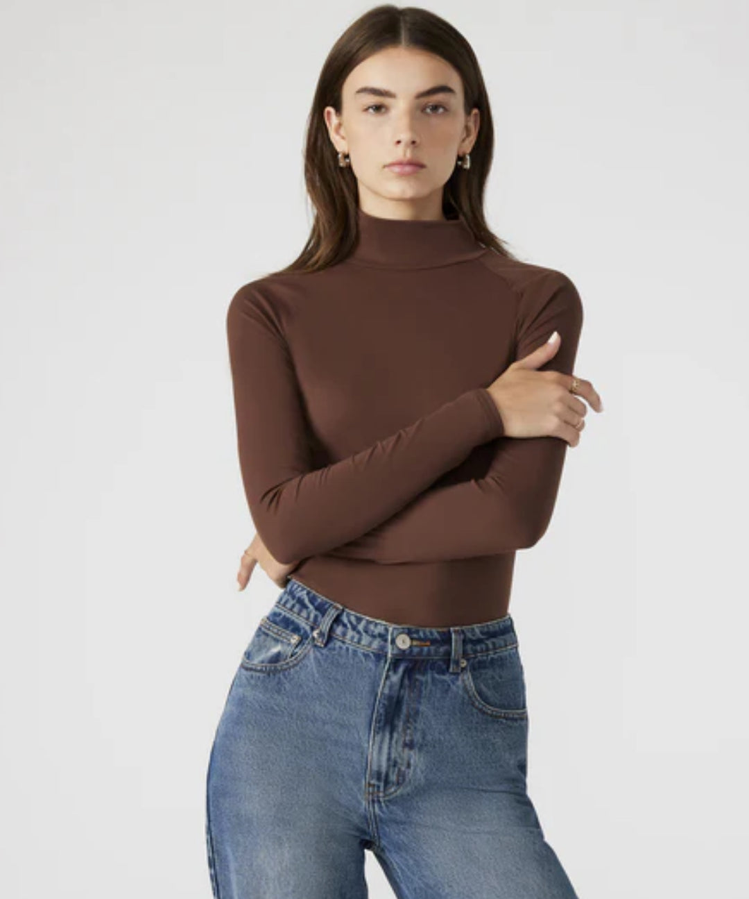 Steve Madden: Nelle Bodysuite in Chestnut