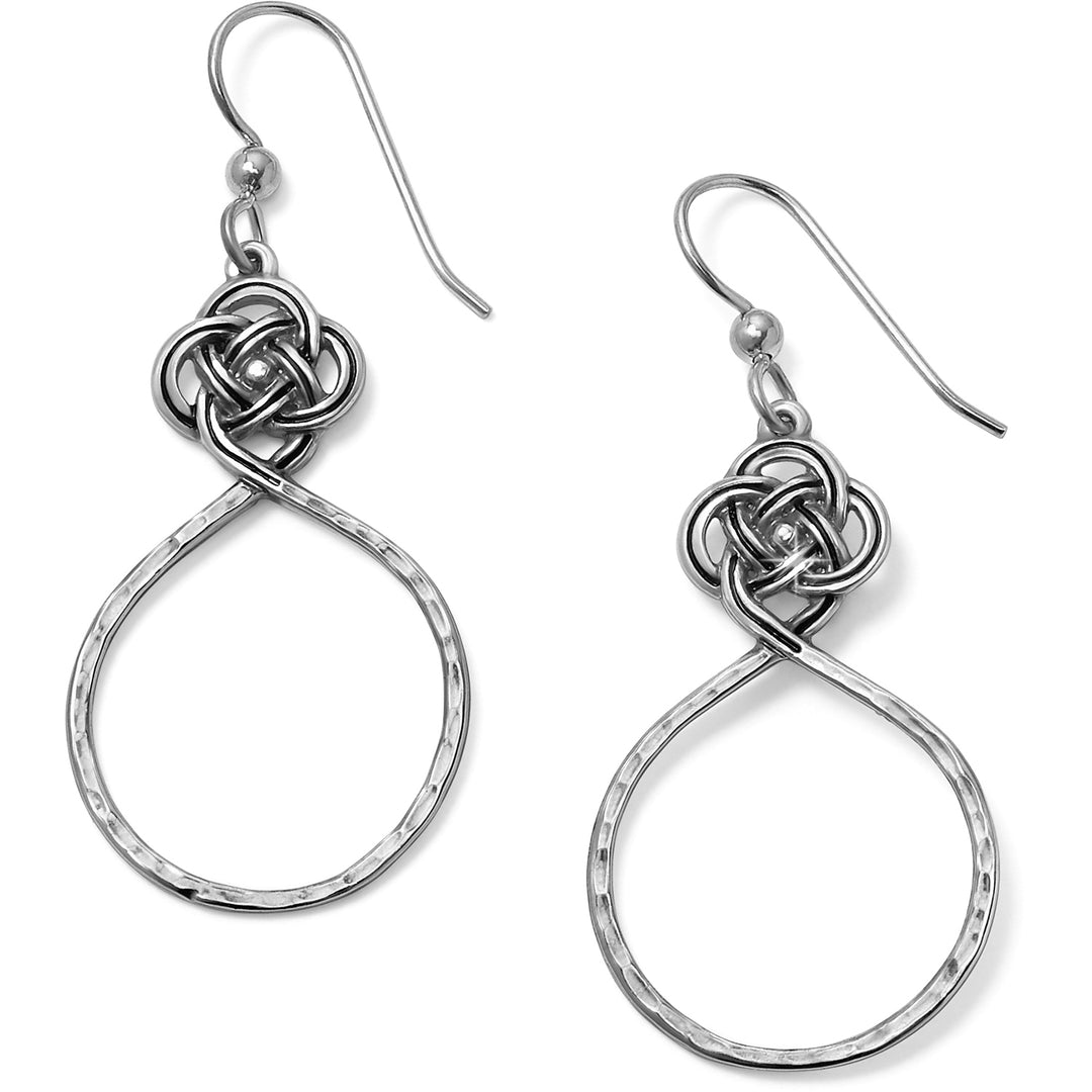 Brighton: Interlok Petite Knot Circle French Wire Earrings