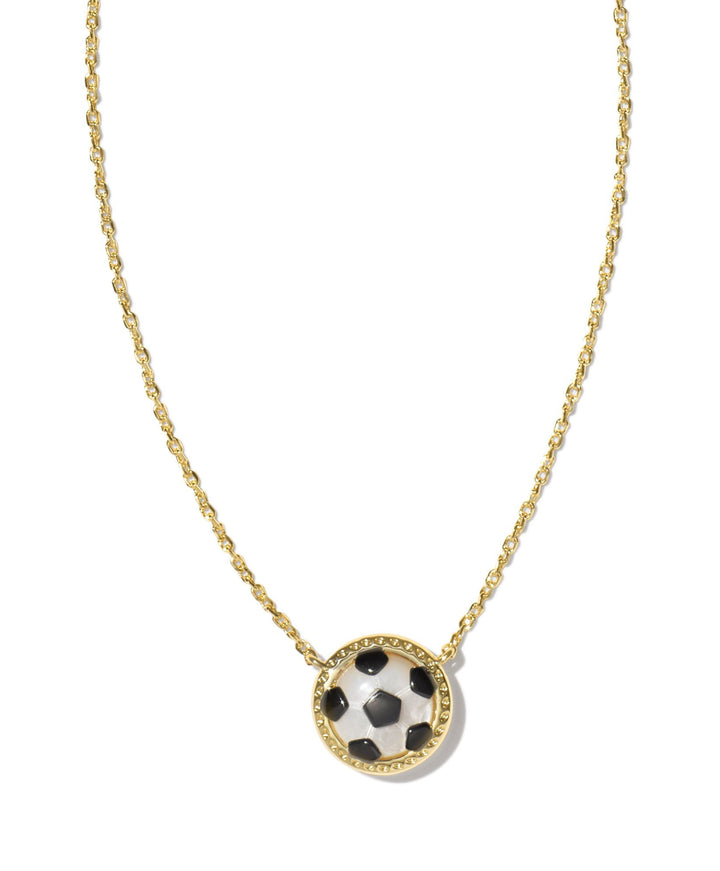 Kendra Scott: Soccer Short Pendant Necklace in Ivory MOP