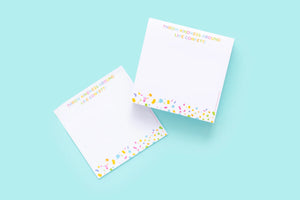Taylor Elliott Designs: Throw Kindness Like Confetti Sticky Note Cube