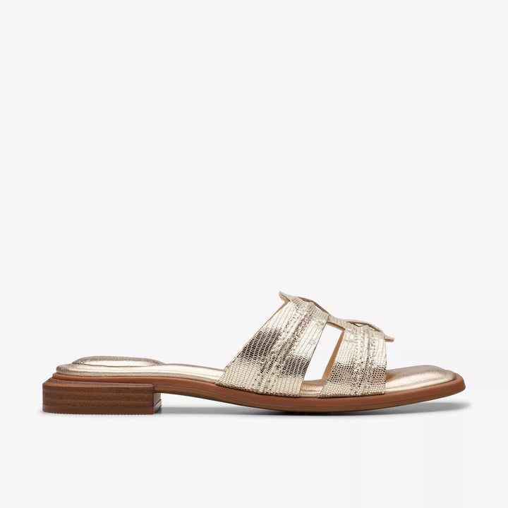 Clarks: Ariany Mule in Champagne Interest