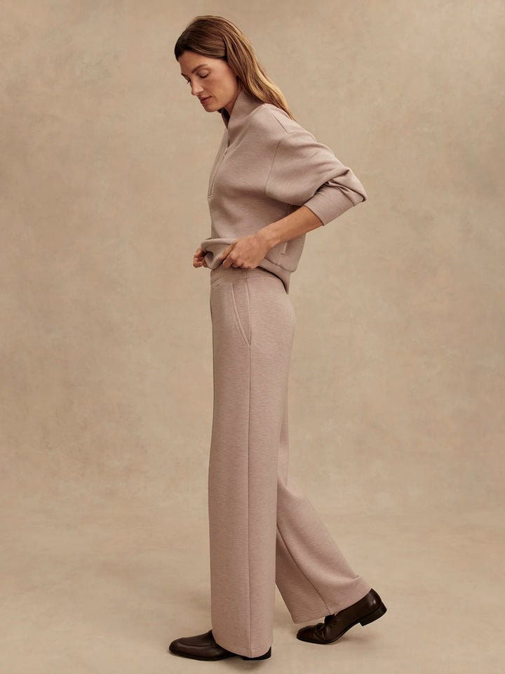 Varley: The Wide Leg Pant 28' in Taupe Marl (VAR02104)