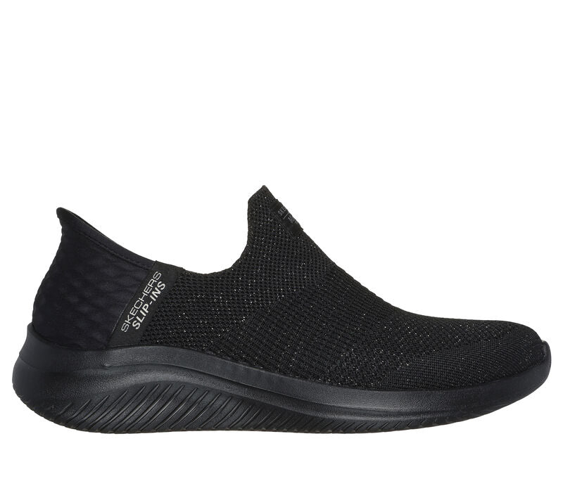 Skechers: Ultra Flex 3.0 Slip In Sneakers in Neptune Black