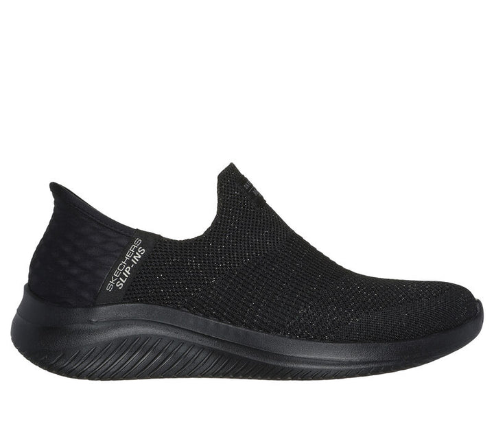 Skechers: Ultra Flex 3.0 Slip In Sneakers in Neptune Black