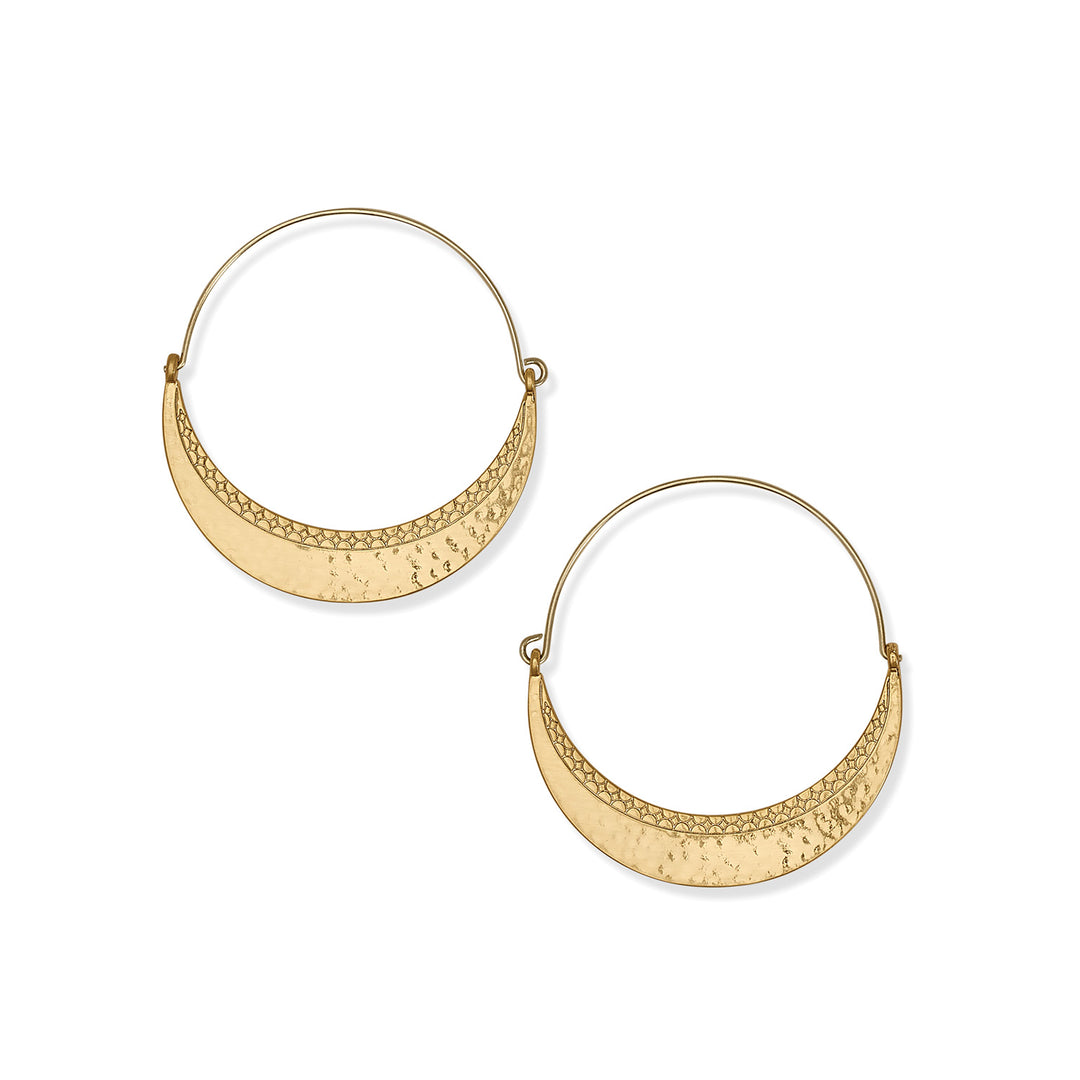 Brighton: Palm Canyon Large Hoop Earrings