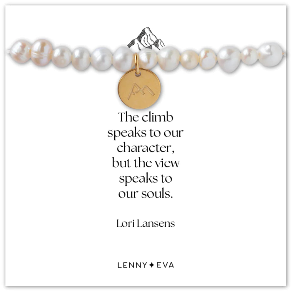 Lenny & Eva: The Climb Intentions Pearl Bracelet