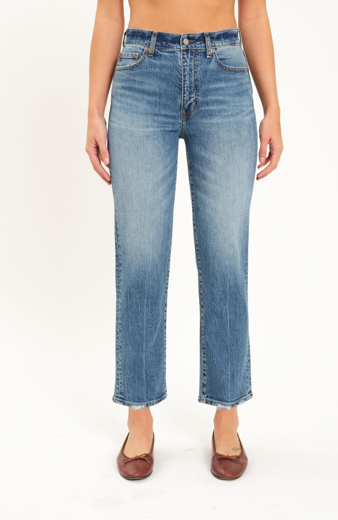 Daze: Straight Up Straight Leg Jeans in Stunner