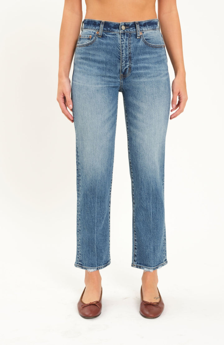 Daze: Straight Up Straight Leg Jeans in Stunner