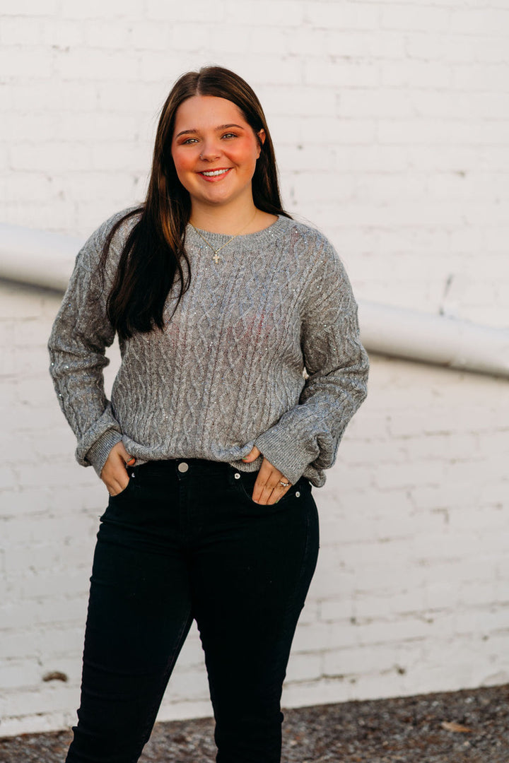 Another Love: Sarai Sweater in Silver