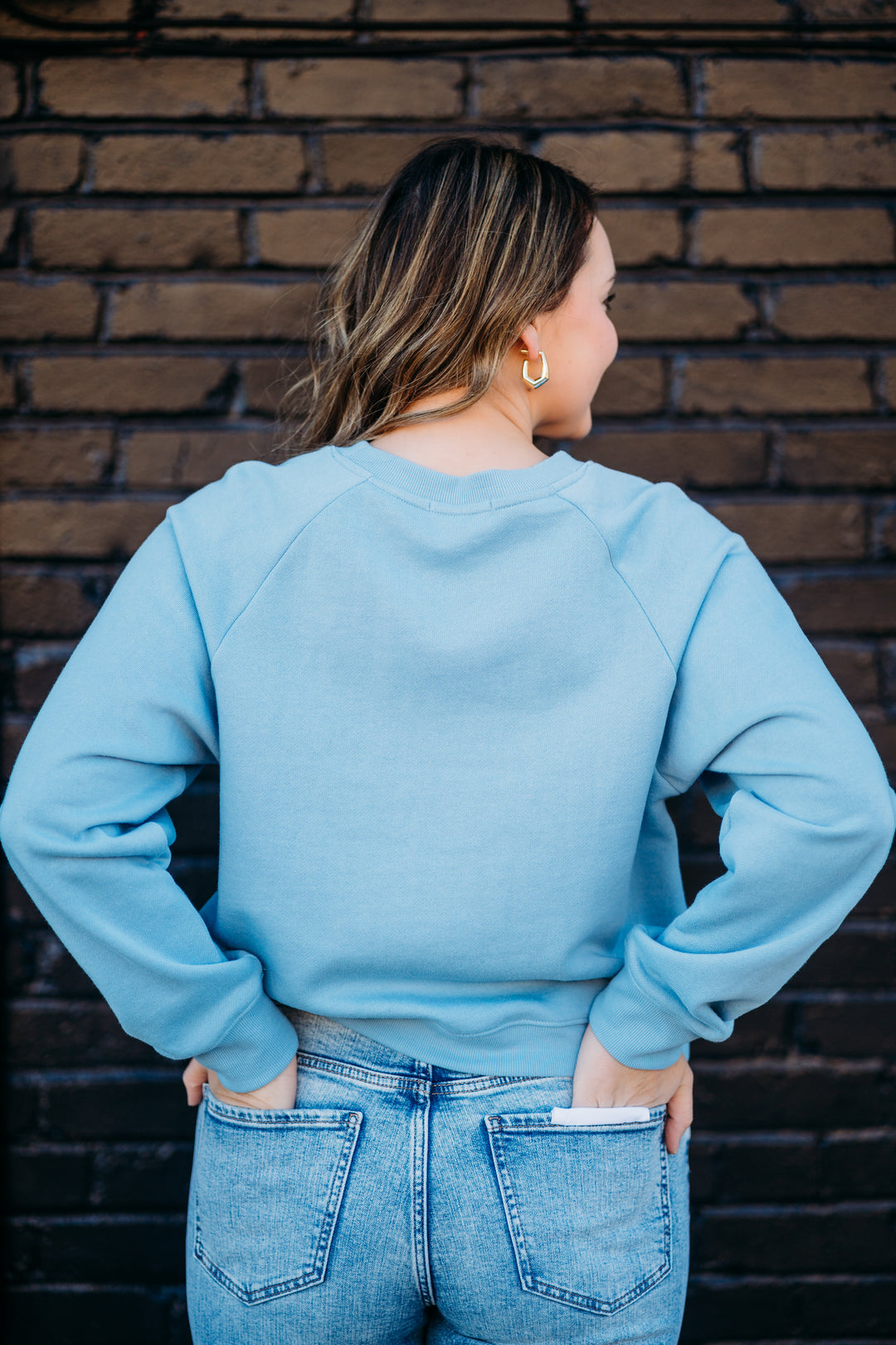 Z Supply: Howdy Sweatshirt in Coastal Blue