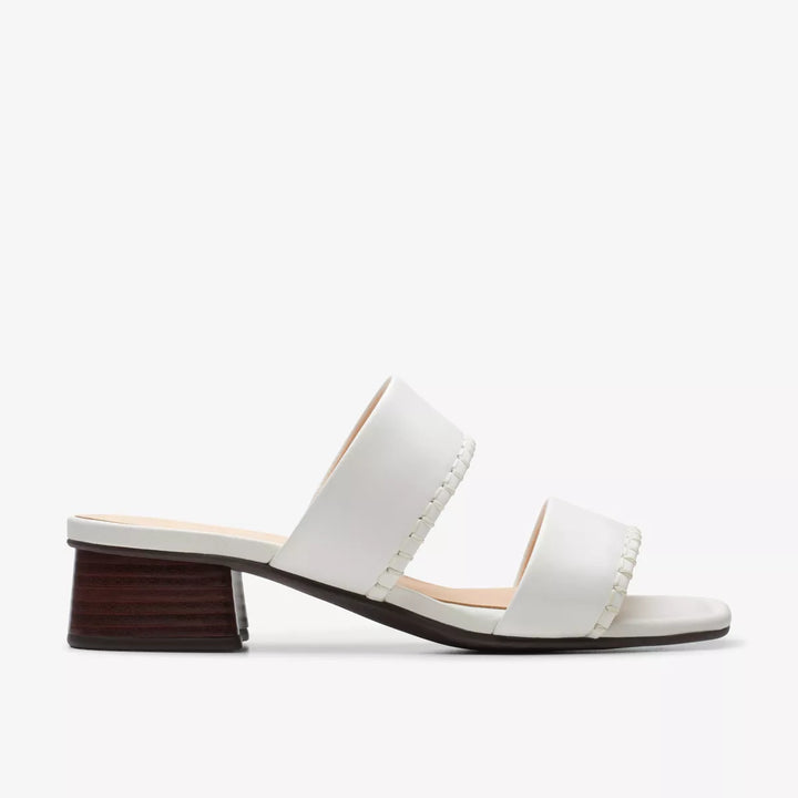 Clarks: Serina Mule in Off White
