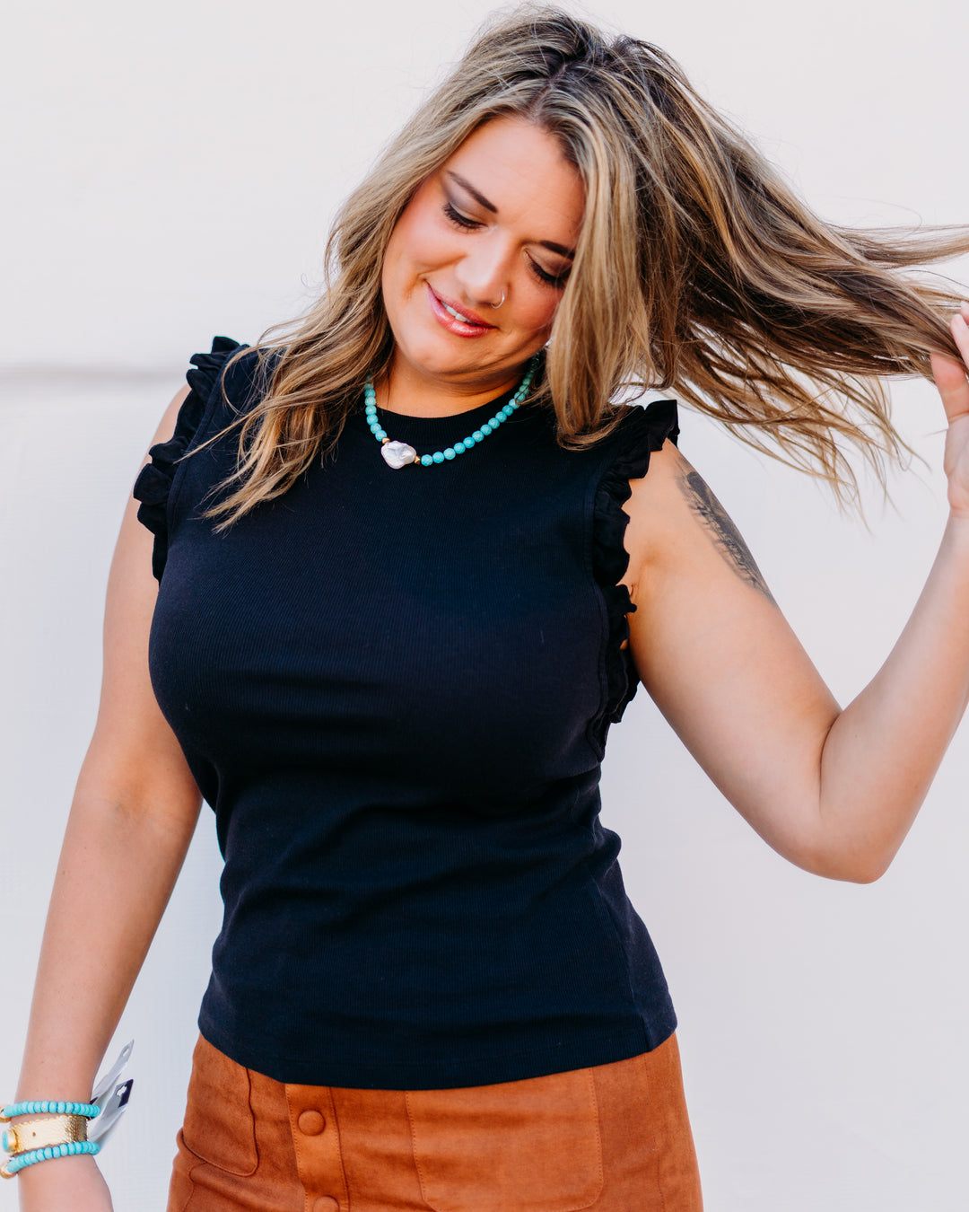 Dear John: Bridgette Top in Jet Black