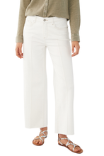 Load image into Gallery viewer, French Dressing Jeans: Olivia Wide Leg Crop Jeans in White 2475511
