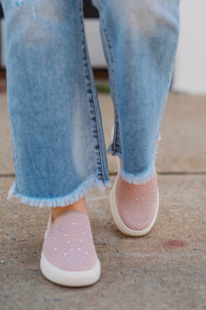 Skechers: Arch Fit Arcade Sneakers Glitz Gal in Rose