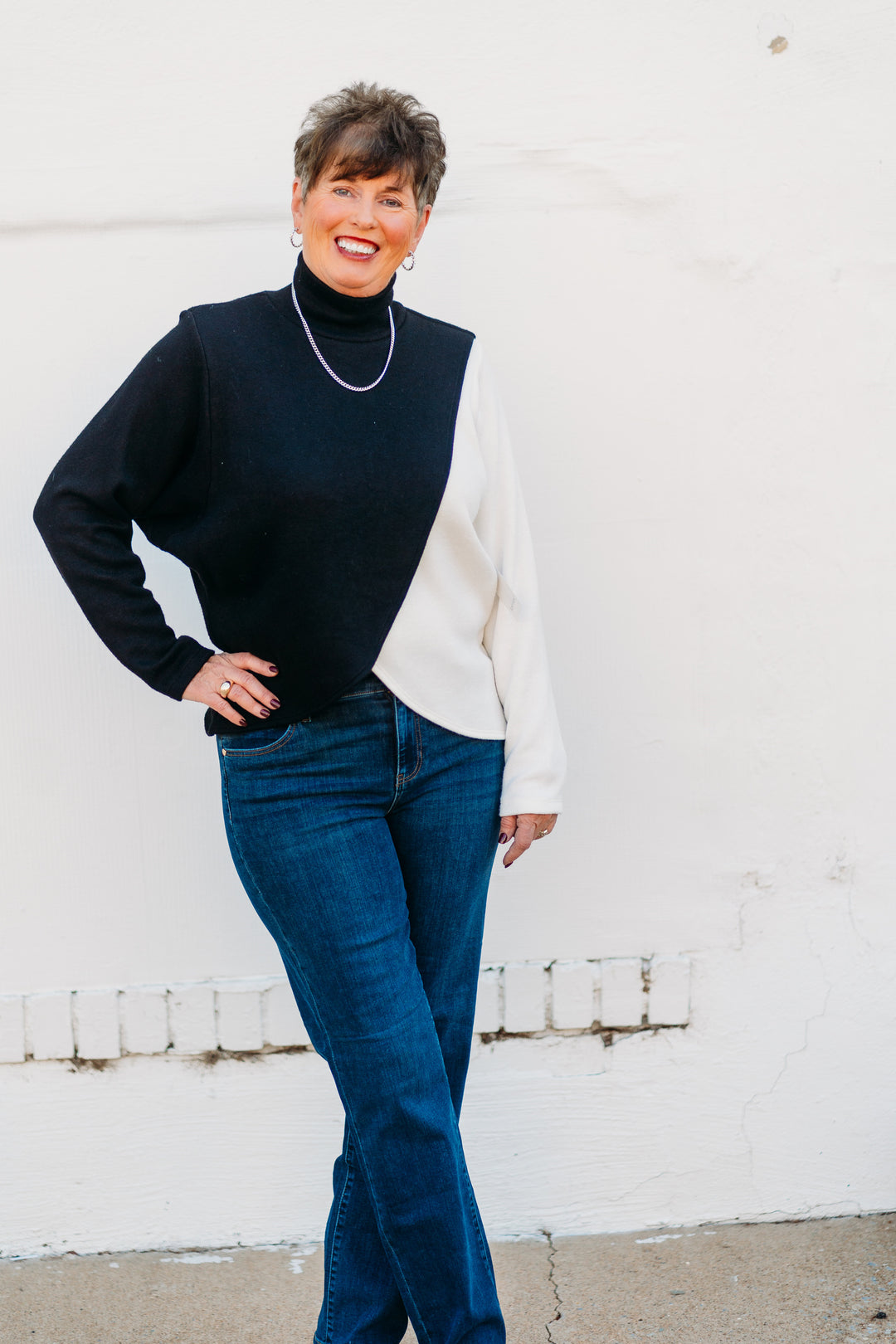 Dear John: Blaire High Rise Ankle Straight Leg in Munich