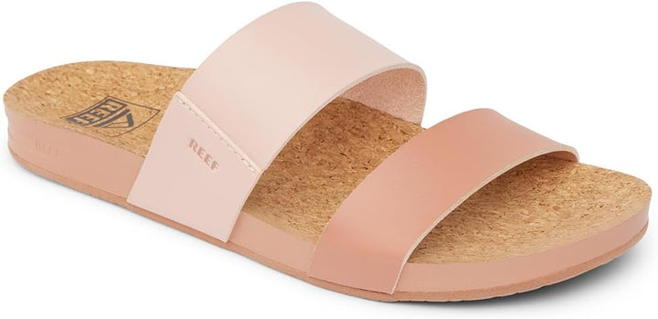 Reef: Cushion Vista Slide Sandal in Cameo Rose