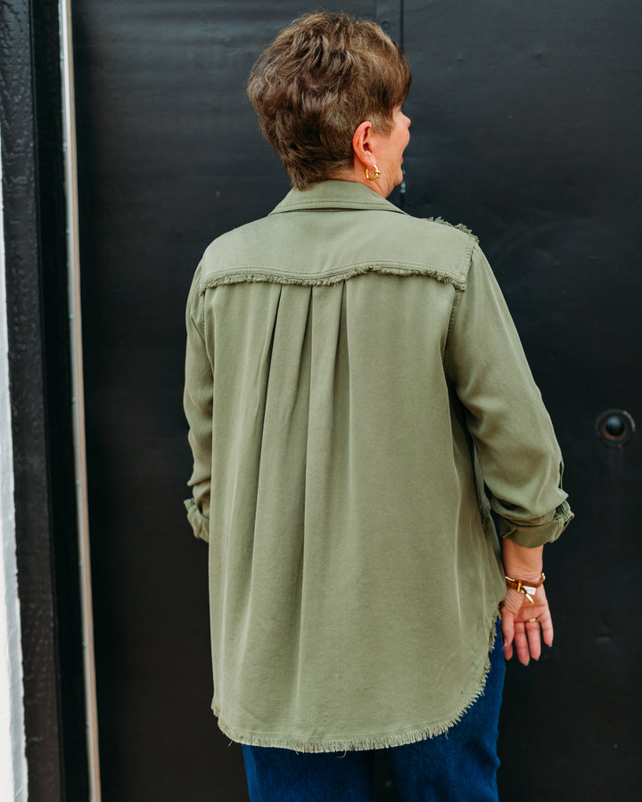 Multiple: Green Ruffle Jacket (M35108BM)