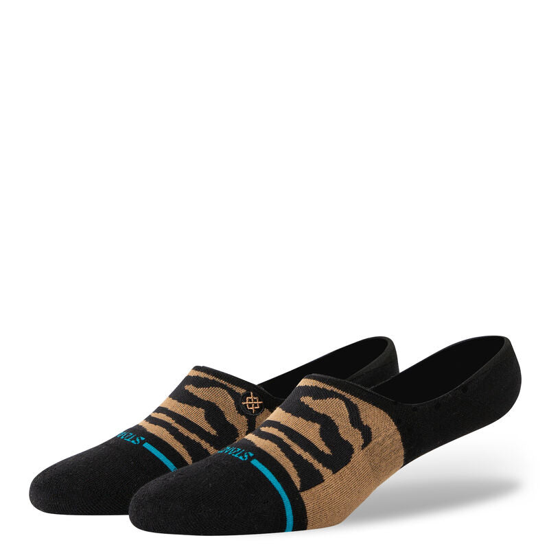 Stance: Animalistic No Show Socks in Blackbrown