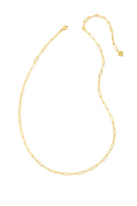 Kendra Scott: Courtney Paperclip Gold Chain Necklace