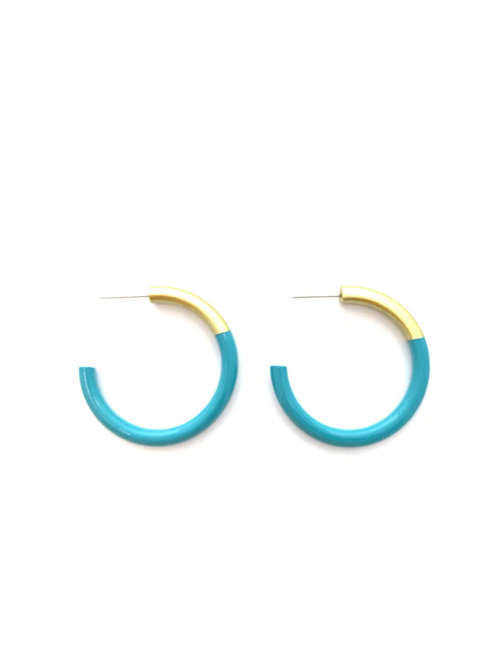 Accessory Jane: Colored Hoop Earrings