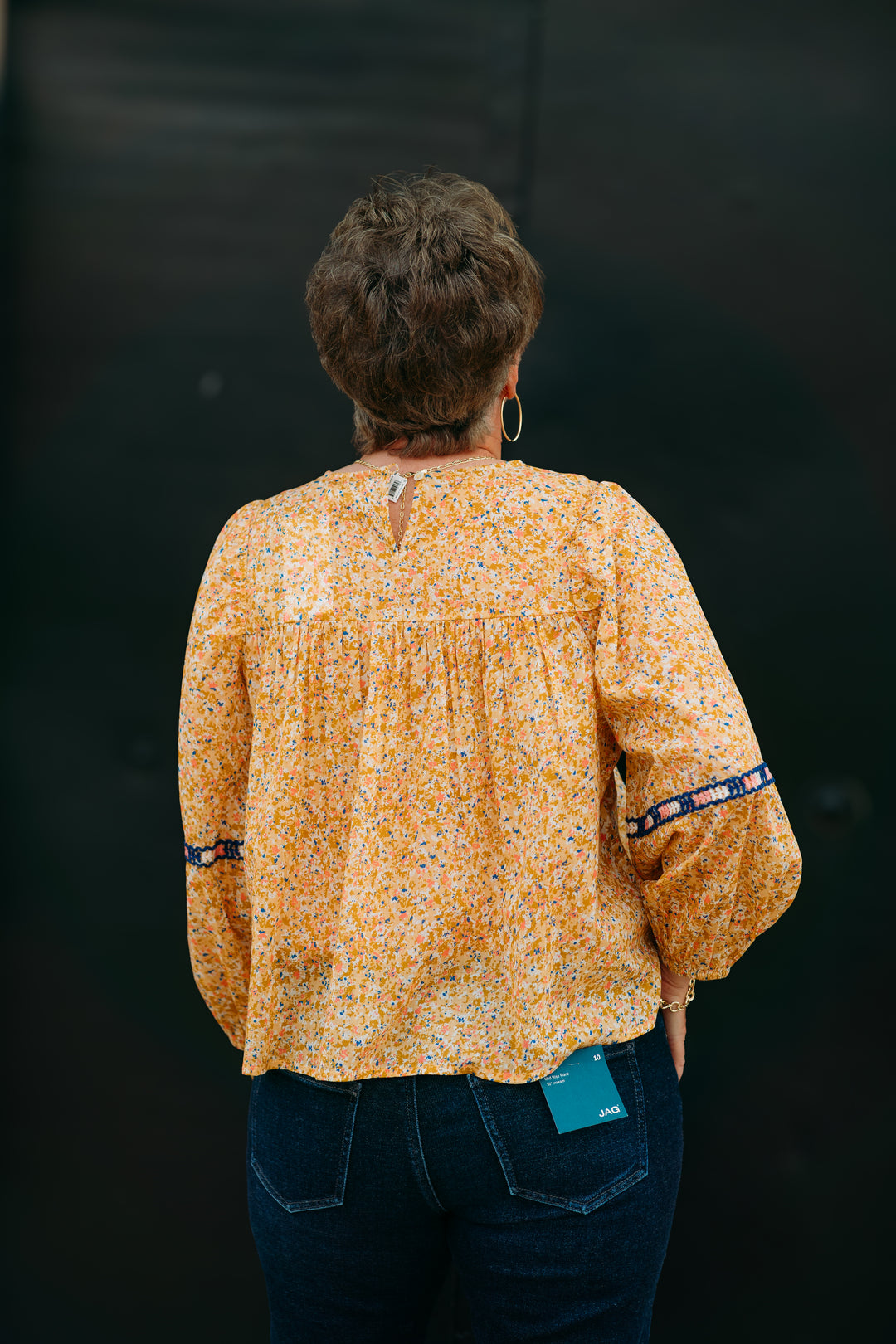 Dear John: Fernande Blouse in Marigold Ditsy