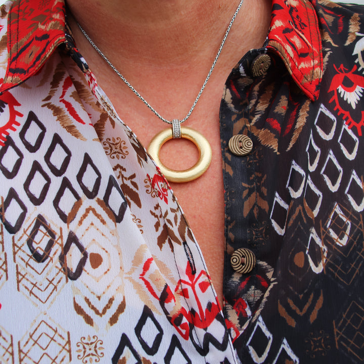 Multiples: Roll Tab Cuffed Long Sleeve Button Front Shirt: M34206BM