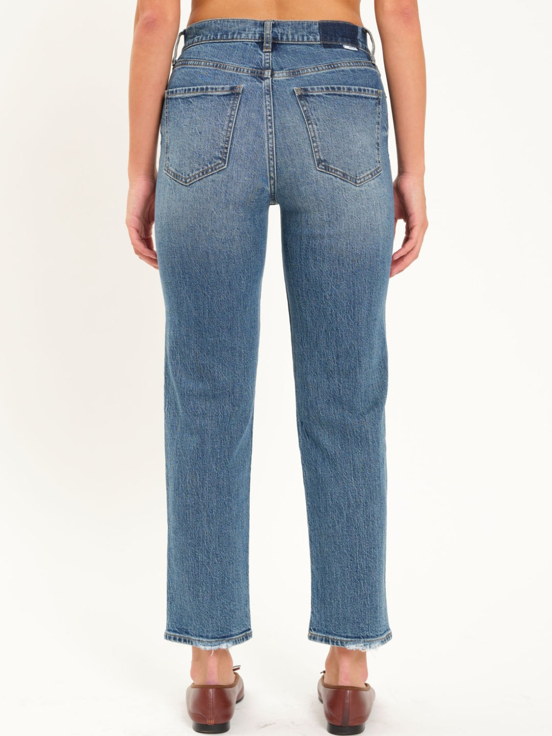 Daze: Straight Up Straight Leg Jeans in Stunner