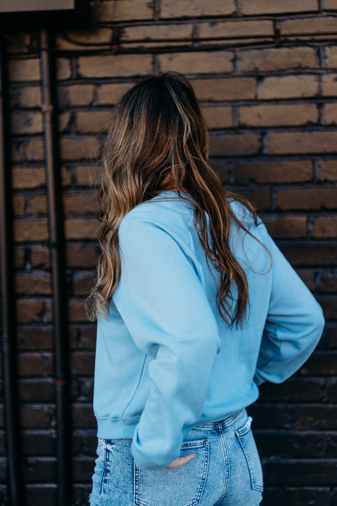 Z Supply: Howdy Sweatshirt in Coastal Blue