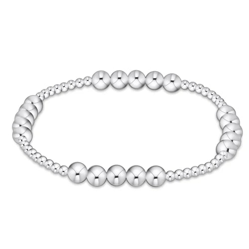 Enewton: Classic Blissful Pattern Bead Bracelet in Sterling Silver