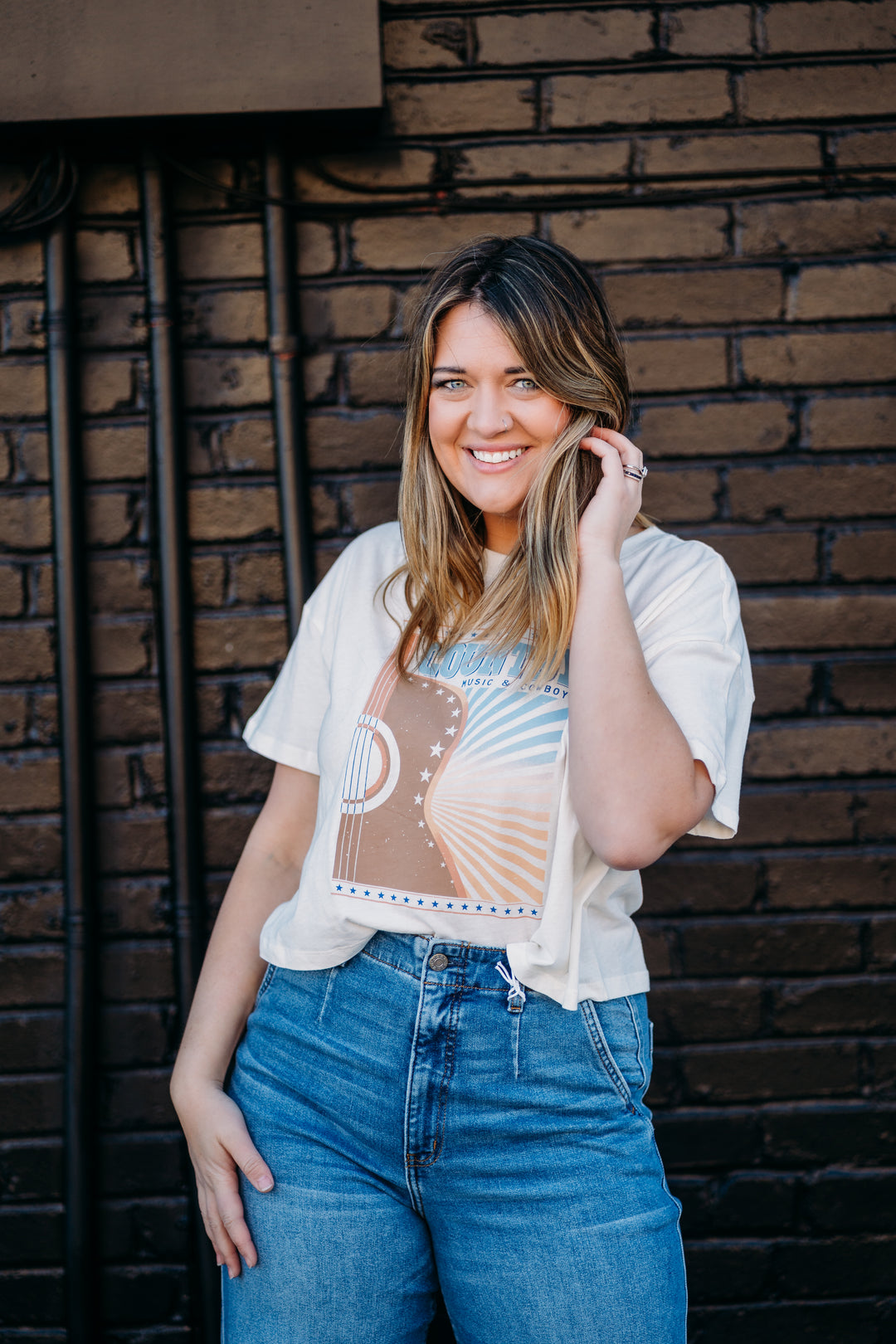 Z Supply: Country Music Tee in Sea Salt