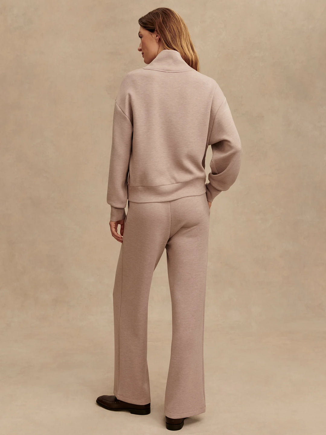 Varley: The Wide Leg Pant 28' in Taupe Marl (VAR02104)