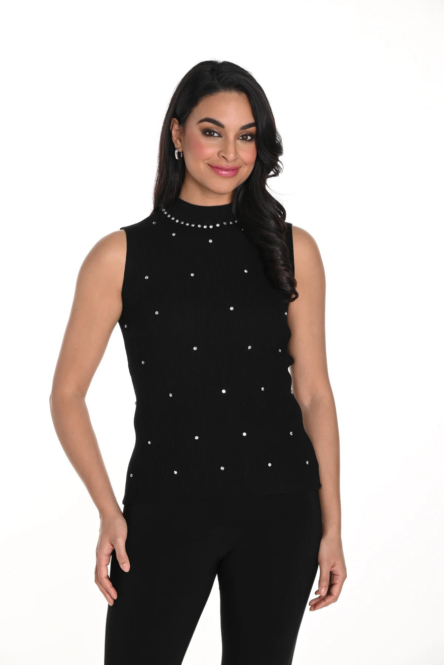 Frank Lyman: Top Knit in Black 243461U