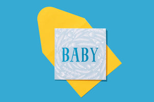 Taylor Elliott Designs: Baby Blue Enclosure Card