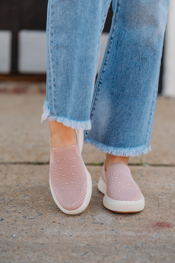 Skechers: Arch Fit Arcade Sneakers Glitz Gal in Rose