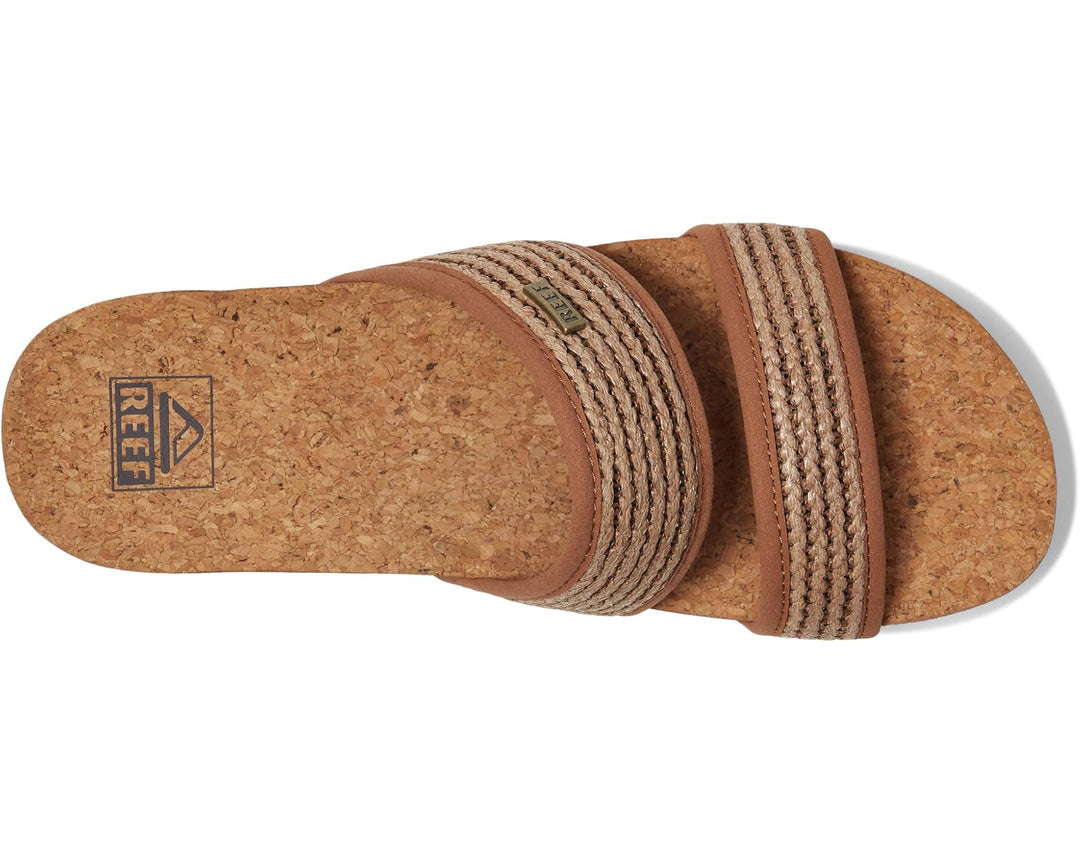 Reef: Cushion Vista HI in Chocolate Raffia