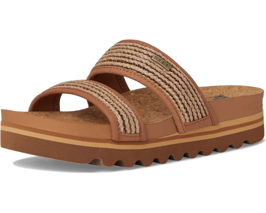 Reef: Cushion Vista HI in Chocolate Raffia