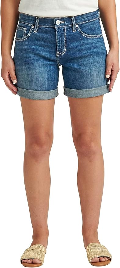Jag: Alex Boyfriend Short in Brilliant Blue J5124SSJ305