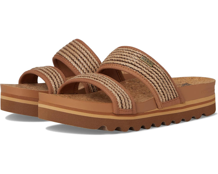 Reef: Cushion Vista HI in Chocolate Raffia